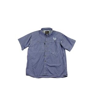 University Of Kentucky Drake Clothing Vented Short Sleeve Button Down Shirt M